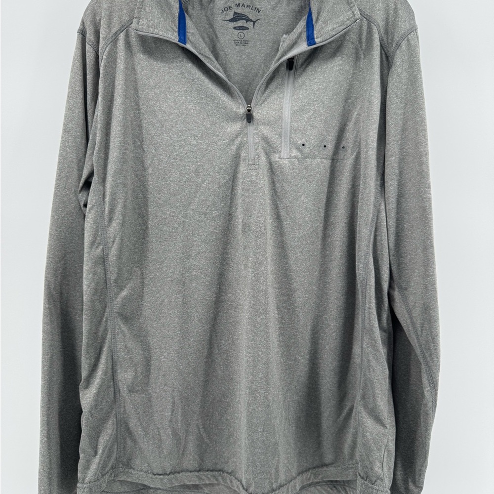 Men's Heather Gray Quarter-Zip Pullover